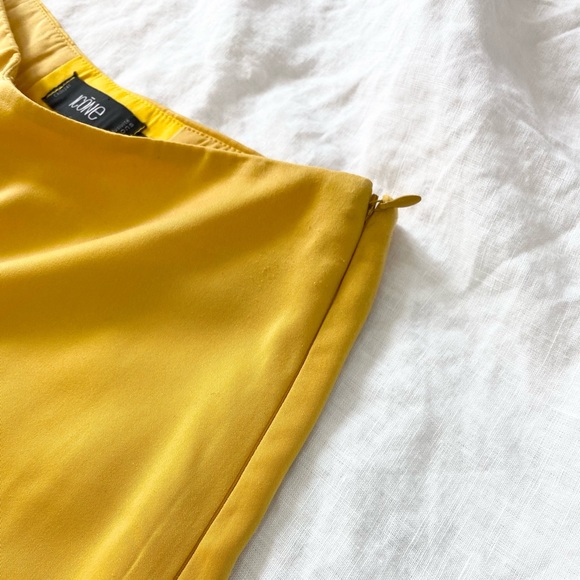 Icone Yellow Wide Leg High-Rise Culotte - Picture 4 of 10